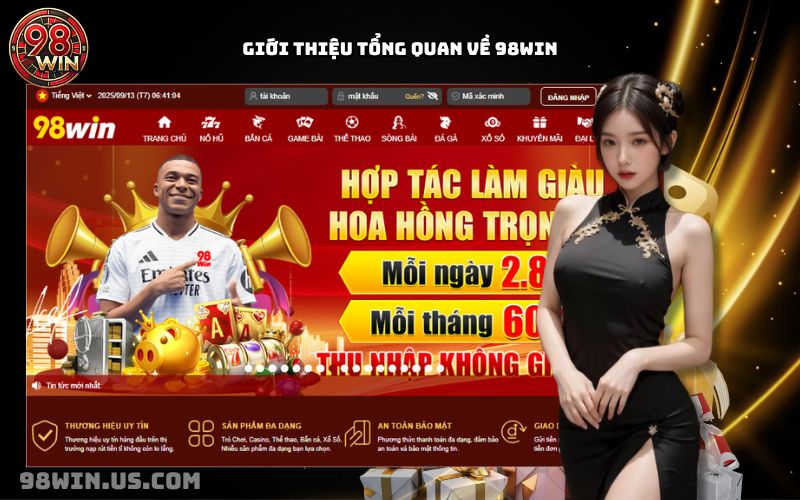 Khám phá cổng game 98Win – điểm đến uy tín, đa dạng dịch vụ và bảo mật hàng đầu cho anh em